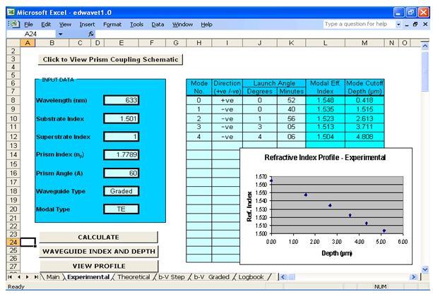 Picture of Optical Waveguide Analysis Software 