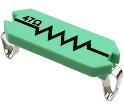 Picture of Resistor, 47 ohm, 3W, 5% (ANSI)