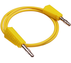 Picture of Lead, yellow, 500mm, 4mm to 4mm stackable