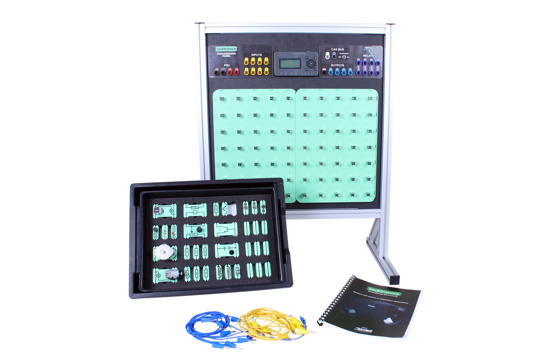 Picture of Industrial sensor, actuator and control applications on panel