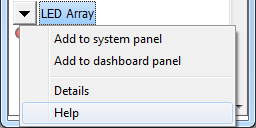 Gen Components Toolbar Menu Help LED Array.png